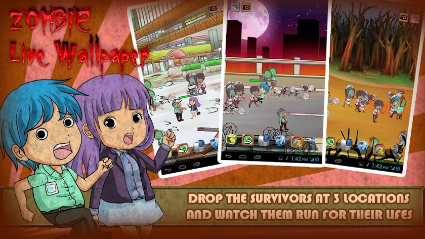 Zombie Live Wallpaper Screen 2