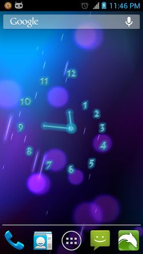 免費下載個人化APP|Analog Clock Neon Spiral Theme app開箱文|APP開箱王