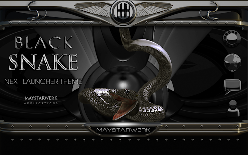 NEXT black snake theme HD - screenshot thumbnail