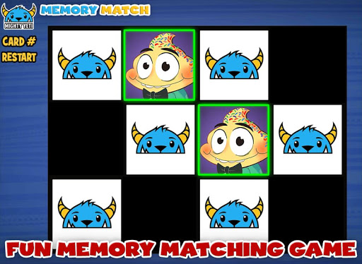 Mighty Yeti Memory Match Game
