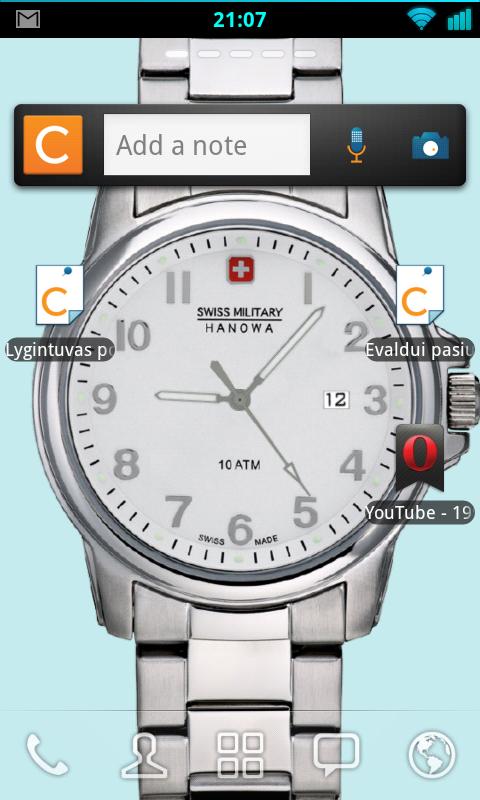 Swiss Army Desktop Watch - screenshot