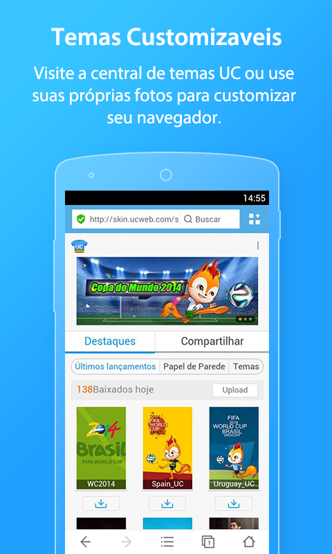 Navegador UC Browser - screenshot