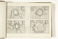 Plattegronden van Condé, Valenciennes en Maubeuge, 1726