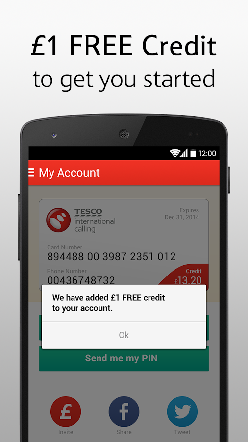 Tesco International Calling Android Apps on Google Play
