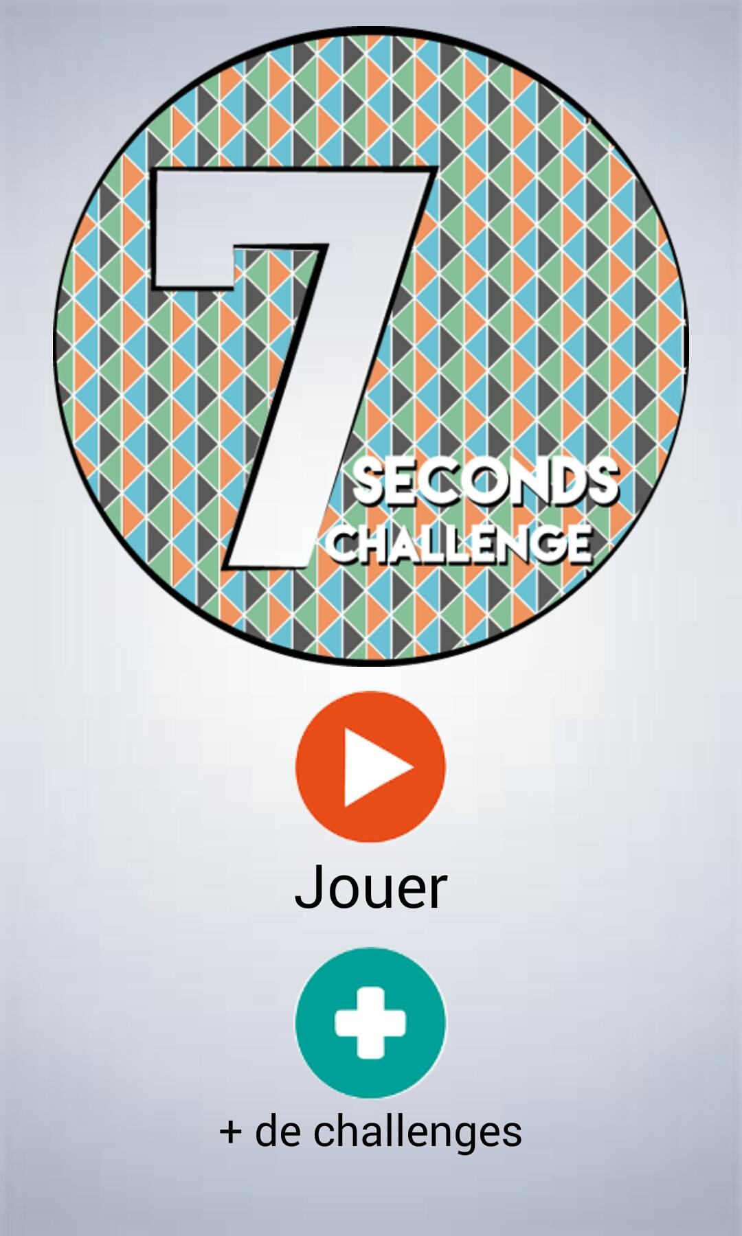 Android application 7 Seconds Challenge screenshort