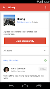 Google+ - screenshot thumbnail