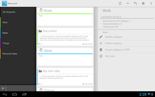 Lastest Mercurial: Text Editor/Journal APK for Android