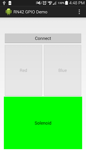 RN42 GPIO Demo