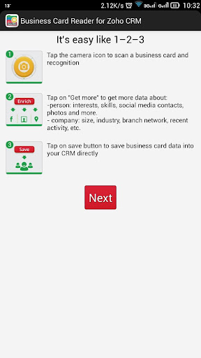 【免費商業App】Business Card Reader Zoho CRM-APP點子