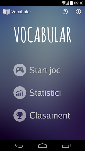 Vocabular