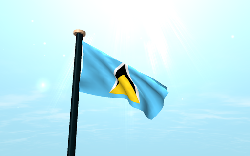 免費下載個人化APP|Saint Lucia Flag 3D Free app開箱文|APP開箱王