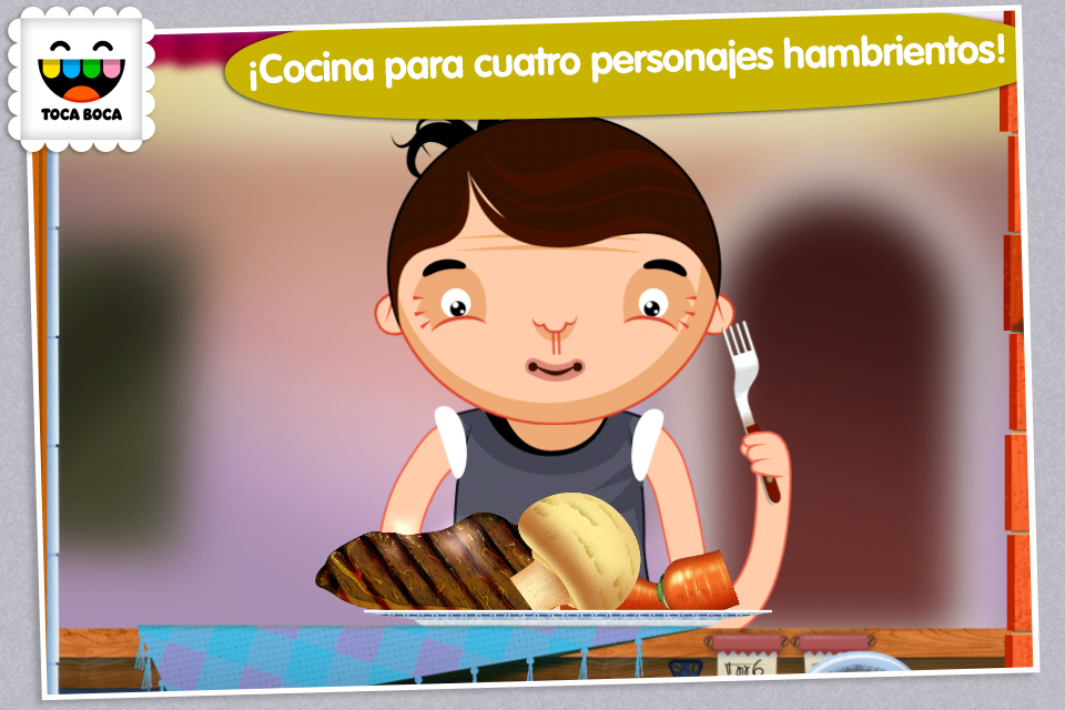 Android application Toca Kitchen screenshort