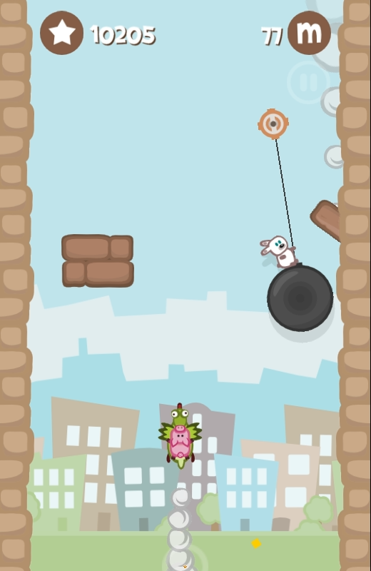    Bunny Goes Boom! Flying Game🚀- screenshot  