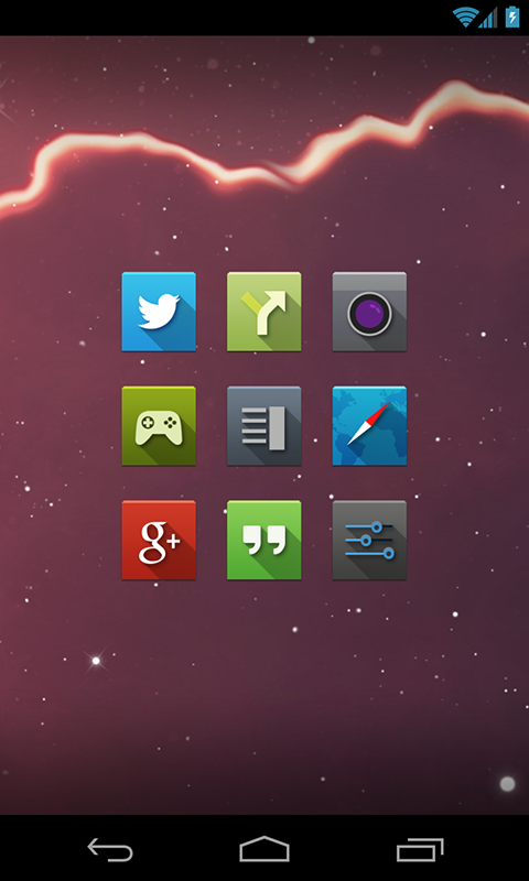 Nox (Icones adw ápice Nova) - Screenshot