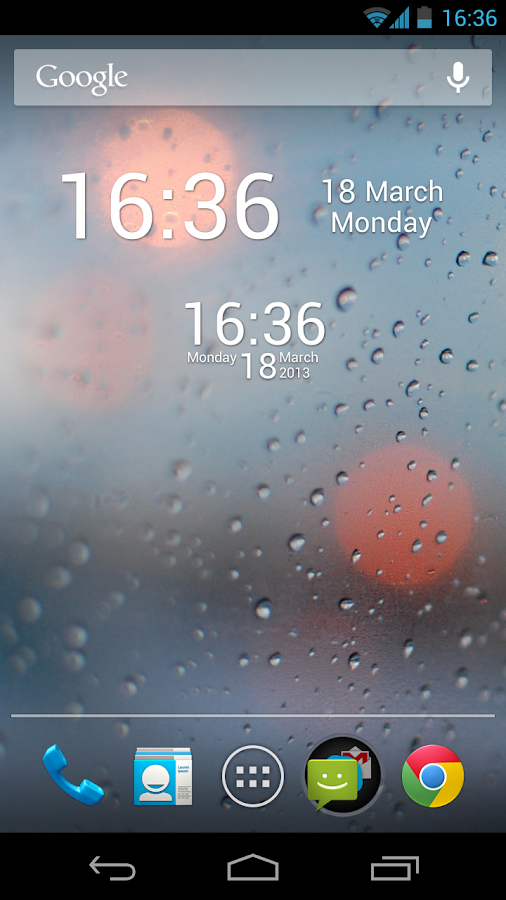 Simple Digital Clock Donate Screen 3