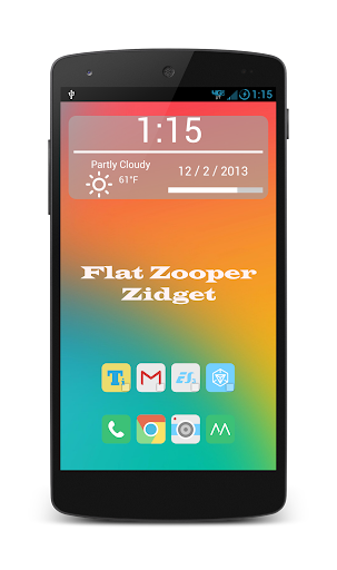 【免費個人化App】Flat Zooper Widget-APP點子