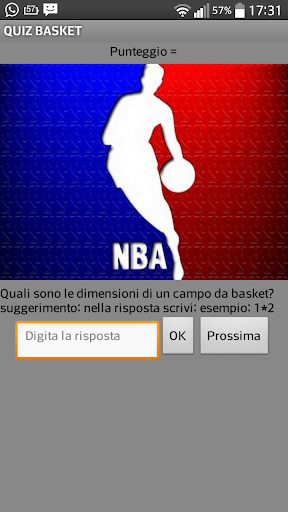 quiz sul basket