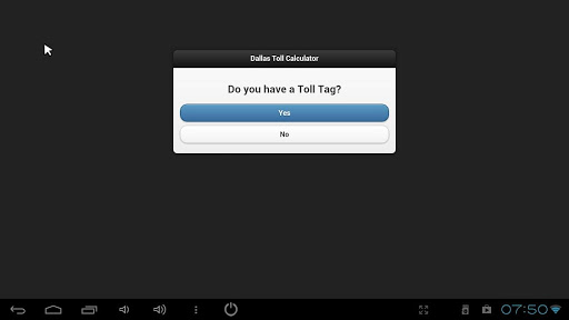 Dallas Toll Calculator