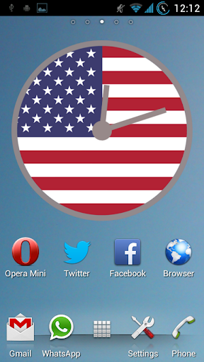 USA Clock Widget FREE