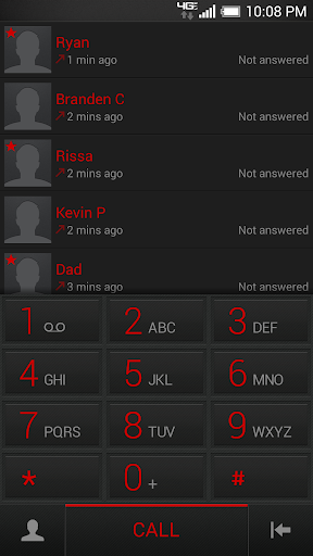 ExDialer Red Sense v2 Theme