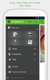 Evernote - screenshot thumbnail