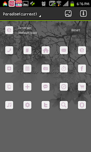 Paradise go launcher theme Screenshots 3