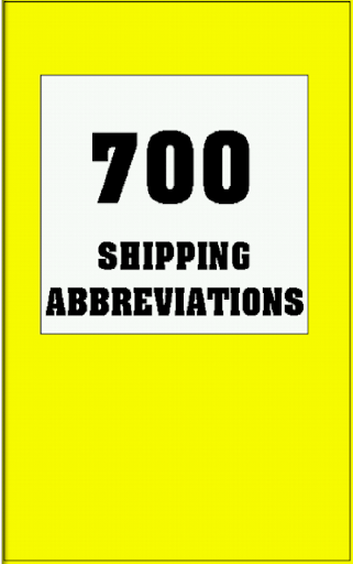 【免費教育App】700 Shipping Abbreviations-APP點子