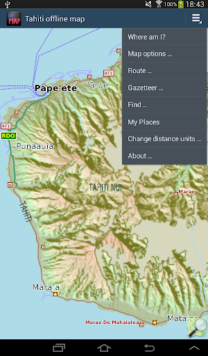【免費旅遊App】Tahiti offline map-APP點子