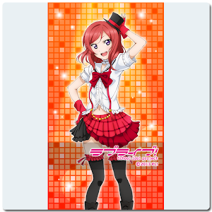ラブライブ！ Battery Wallpaper_真姫 logo