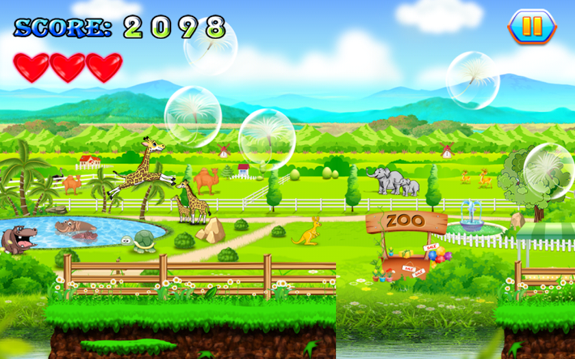 Giraffe Jump &amp; Run Screen 3