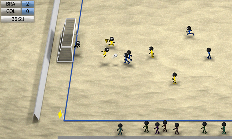   Stickman Soccer 2014- หน้าจอ 