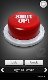 Shut Up Button 2