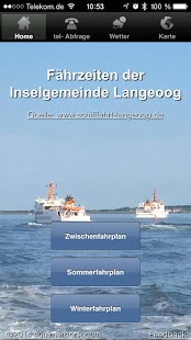 Fährzeiten Langeoog Screenshots 0