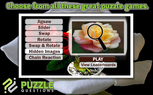 Rose Garden Puzzle Games