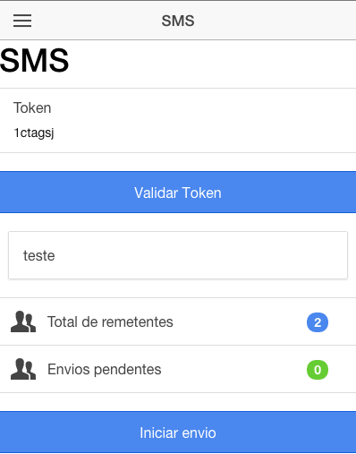 Justus SMS 0.0.1