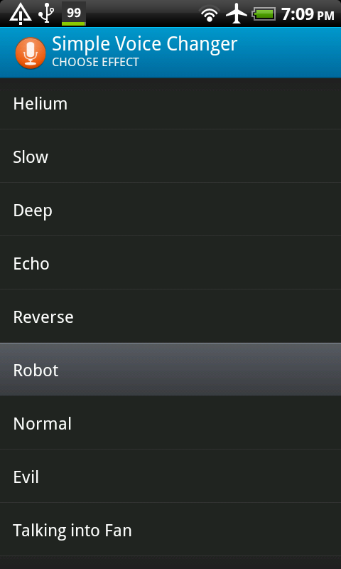 Simple Voice Changer - screenshot