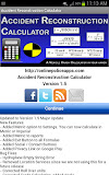 Accident Recon Calculator