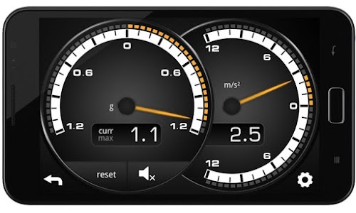 Android application G-Force Driving Assistant screenshort