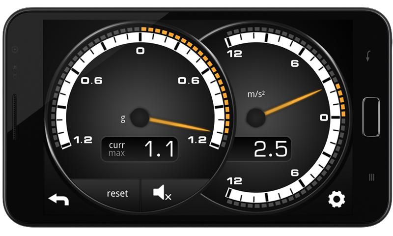 G-Force Driving Assistant Screen 1