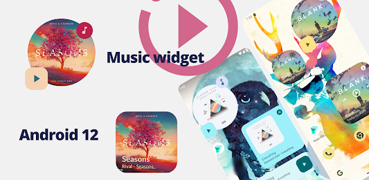 Music Widget Android 12 9