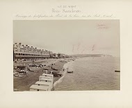 Gezicht op het strand van Sandown Bay op Isle of Wight