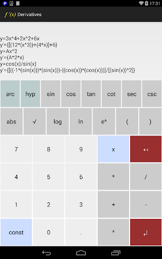 Derivatives Calculator