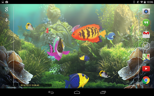 【免費個人化App】Exotic Aquarium 3D LWP Pro-APP點子