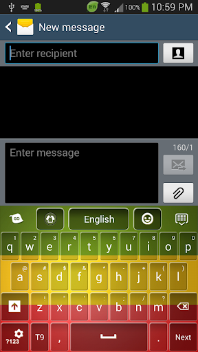 Rasta Keyboard Theme