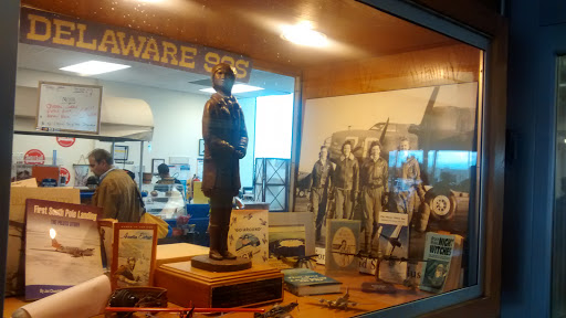 Commemorative diorama at Wilmington Airport