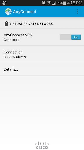 AnyConnect for Samsung KNOX