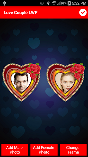 Love Couple Photo LWP Screenshots 2