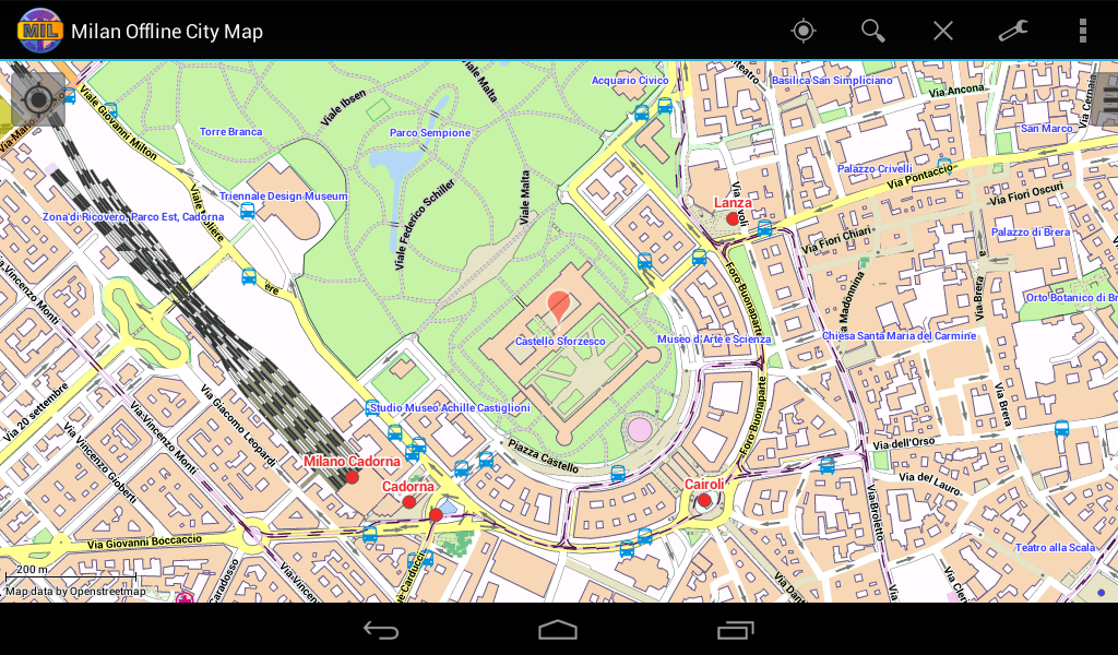 карта города оффлайн