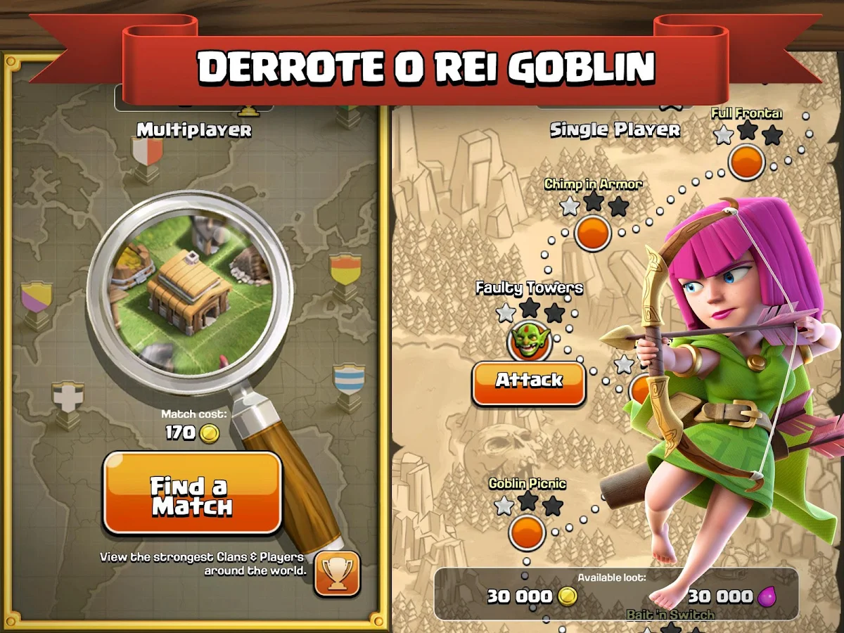  Clash of Clans: captura de tela 