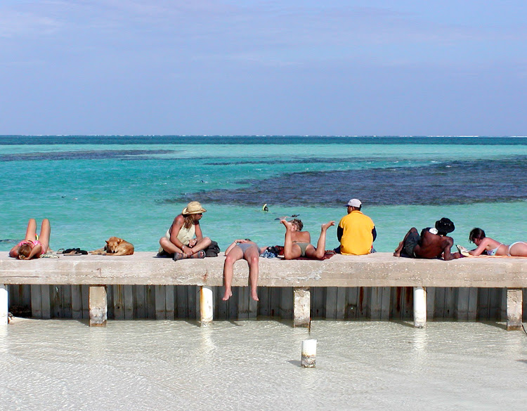 Rush hour in Belize.